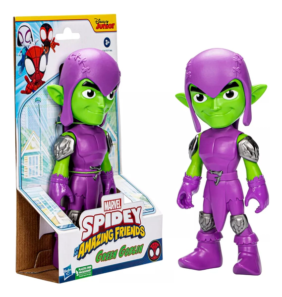 Spidey Hombre Araña Figura Articulada Duende Verde 22cm