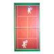Alfombra Reversible Infantil De Pvc 2 En 1 Futbol Y Tenis