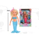 Muñeca Mariel Sirena Con Accesorios De Baño Lanza Agua