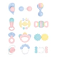 Set De 12 Sonajeros Para Bebés Estimulación Sensorial