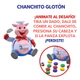 Juego De Mesa Chanchito Glotón Come Hamburguesas Tapimovil