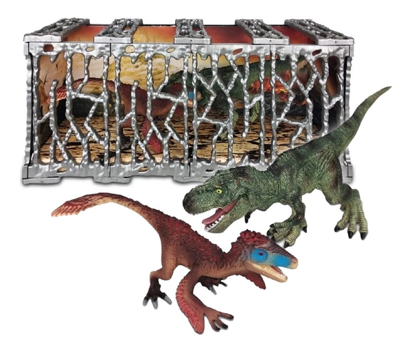 2 Dinosaurios Juguetes Con Detalles Muy Reales