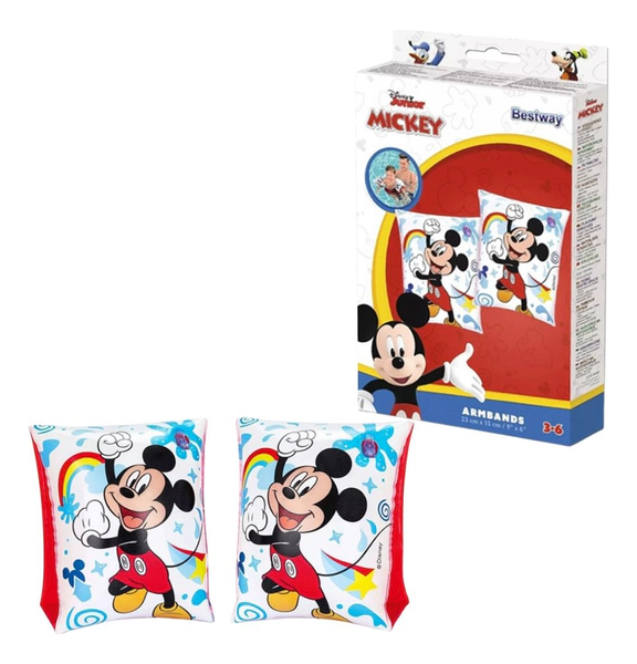 Bracitos Minnie Mickey Disney Inflables Bestway 23x15cm
