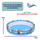 Pileta Inflable Infantil Mickey Disney 3 Aros 140l Bestway