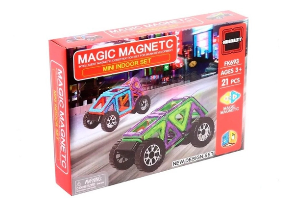 Bloques Magneticos Juego Didactico Con Piezas Magneticas