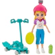 Polly Pocket Actividades De Verano Con Monopatin Mattel