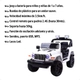 Auto Jeep A Batería 12v Control Remoto Luz Música Giro BLANCO