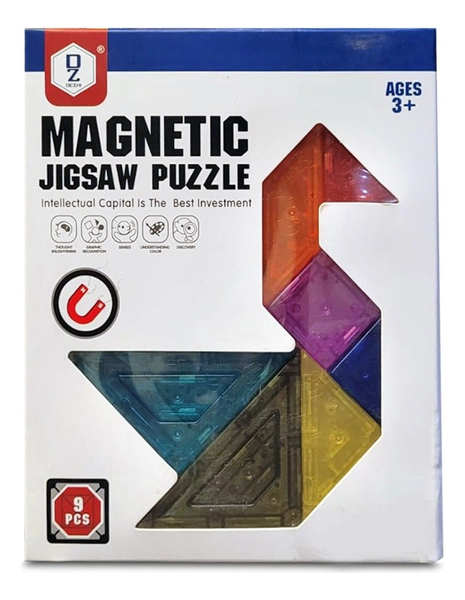 Bloques Magneticos X9 Triangulos Rectangulos Imanes Animales
