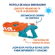 Pistola De Agua Beast Jet Dinosaurio 35cm Team Shotz