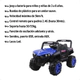 Jeep Estilo Arenero Auto A Bateria 12v Control Remoto Y Usb AZUL