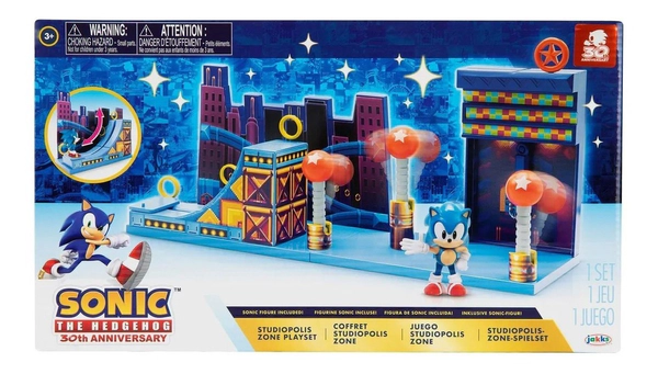 Sonic The hedgehog playset Studiopolis figura Muñeco