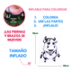 Inflable Vaca Para Colorear Con Fibras 26cm