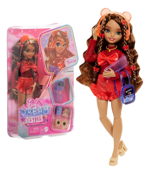 Muñeca Barbie Dream Besties Teresa Con Accesorios Mattel