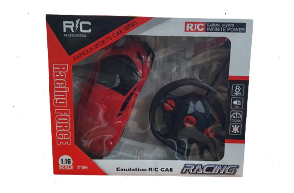 Auto Deportivo Con Radio Control 4 Canales Escala 1:16