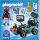 Playmobil City Action Ladron Con Quad Y Botin Original