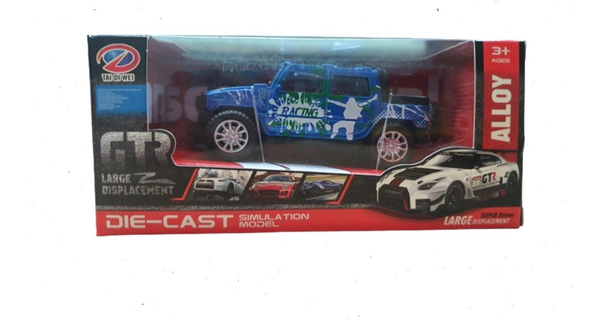 Camioneta 4x4 De Monster Metalica Escala 1:43 Pullback