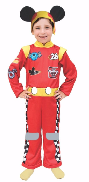 Disfraz De Mickey Racer C/acc Luminoso Original New Toys