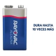Pila Bateria Alcalina 9v Rectangular - 1 Unidad Rayovac