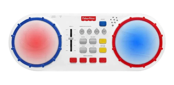 Drum Pad Fisher Price Con 18 Teclas Musicales Y Con Sonidos