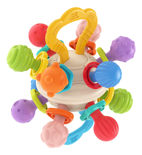 Juguete De Dentición Para Bebé Con Sonajeros Múltiples