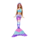 Barbie Sirena Dreamtopia Luces Mágicas Cola Brillante 30cm