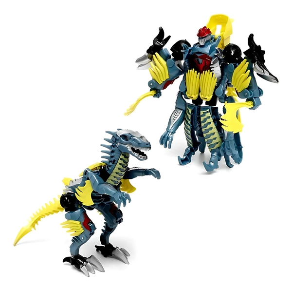 Super Transformer Robot A Dinosaurio Articulado 2 En 1