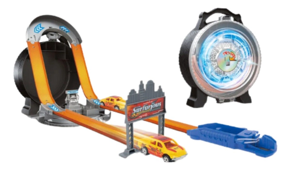 Pista De Autos 360° Luces Y Música Incluye 2 Autos 2 En 1