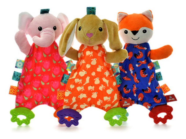 Trapito De Apego Para Bebe De 29cm Animalitos Suave Al Tacto
