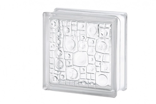 Ladrillo de vidrio Vitroblock Sponge incol 19x19 50700