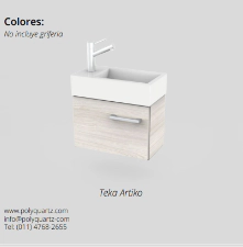 Vanitory Solaris Nik Teka artico c/bacha 1 ag sin griferia