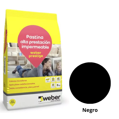 Pastina Weber Prestige x 5 kgs Negro 92-1622