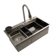 Pileta doble de cocina Uhome Black H7545