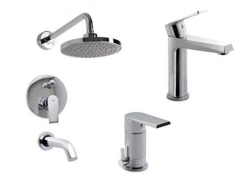 Griferia baño Vasser Zafiro lavat bidet ducha