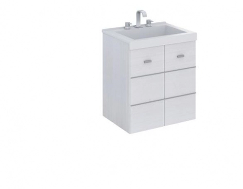 Vanitory schneider terra matrix de colgar blanco