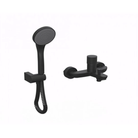 Griferia de ducha Hidromet Texture c/transf exterior black 9877NEGR