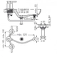 Griferia baño Fv Bidet Nerea Lever 295/59l Cromo