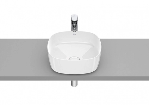 Roca Inspira Soft Lavatorio Fineceramic@ 370x370 Bco.