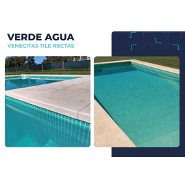 Venecita Venetile VERDE AGUA 32.5x32.5