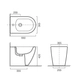 Bidet Uhome mountain 1 agujero CL-11051F