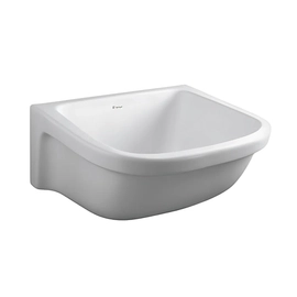 Pileta Ferrum 60x48 lavadero sin fregadero blanca SVA-PD-004-BL