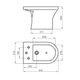 Bidet Ferrum varese 3AG blanco VSE-BI-301-BL