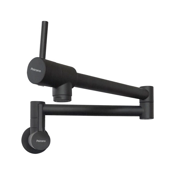 Griferia de cocina Peirano Marbella rebatible p/ollas Black 52-121N