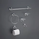 Accesorios de baño FV newport kit de 5 piezas 0179.05/B2-CR