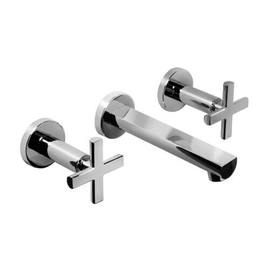 Griferia de lavatorio Hidromet Flat pared cruz cr 84180