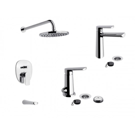 Griferia Baño Completa Fv Aromo Ducha Lavatorio Bidet