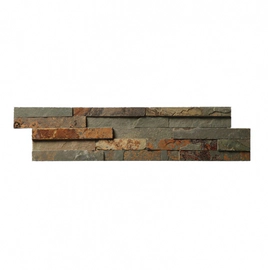 Revestimiento Misiones 15x55 Burkina Oxido Panel De Piedra