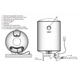 Termotanque Longvie Electrico 57 lts Potenciado TEP60AR