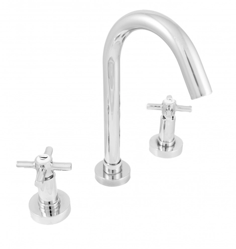 Griferia de lavatorio Aquor Trento p/caño cr LTR116