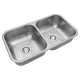 Bacha de cocina Johnson 70x37x18 doble P30C37/18S