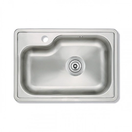 Bacha de cocina Mi Pileta encastrable Simple AMICA 801E